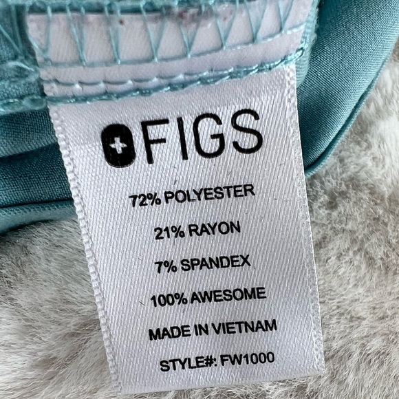 Figs Catarina One-Pocket Surgical Green Top Sz Small - Picture 5 of 7